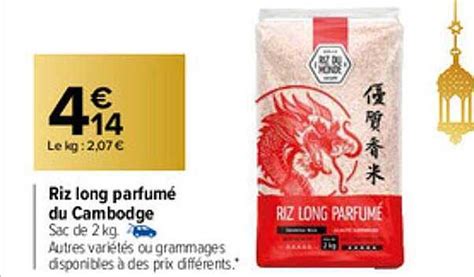 Promo Riz Long Parfum Du Cambodge Chez Carrefour Market Icatalogue Fr