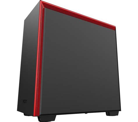 Buy Nzxt H710 E Atx Mid Tower Pc Case Black And Red Currys