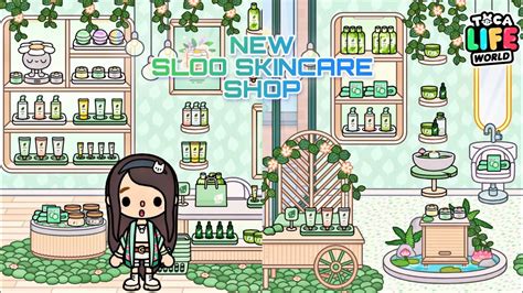 NEW SLOO SKINCARE SHOP Toca Boca New Home Designer Makeover Toca