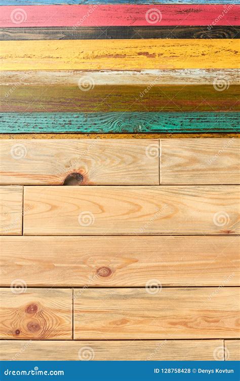 Colorful Wooden Planks Background Stock Photo Image Of Lumber