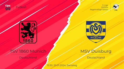 Tsv M Nchen Gegen Msv Duisburg Am Top Wettquoten