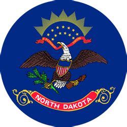 North Dakota flag vector - Country flags