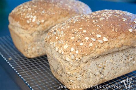 Soft And Delicious Whole Grain Seed Bread A Houseful Of Handmade