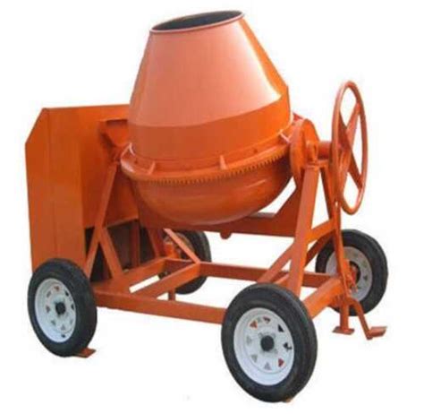 Orange Electric Engine Hp Half Bag Concrete Mixer Liter Drum