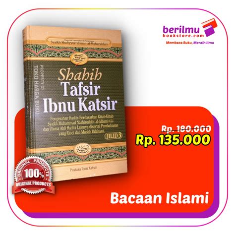 Jual Buku Shahih Tafsir Ibnu Katsir Jilid Buku Tafsir Al Qur Anul