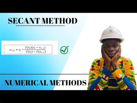 Secant Method Numerical Method YouTube