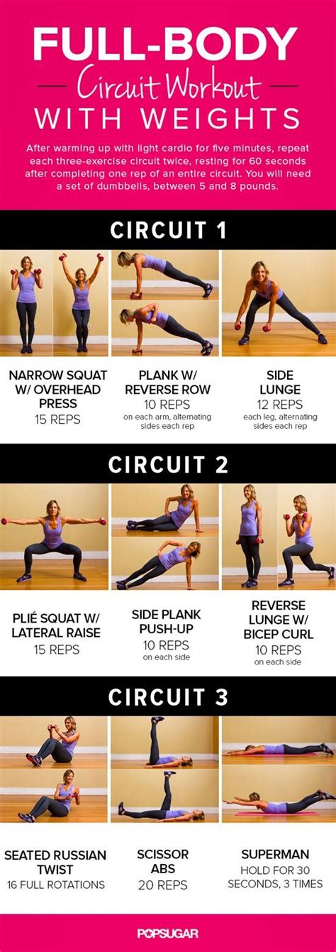 Print This Now Full Body Circuit With Weights Full Body Circuit Workout Fitness Body