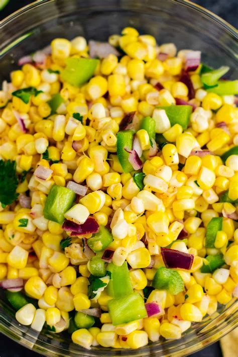 Fresh Corn Salsa Recipe Build Your Bite