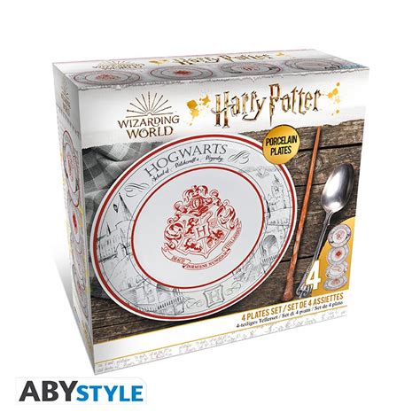 Harry Potter Set De Assiettes Univers Harry Potter Abysse Corp