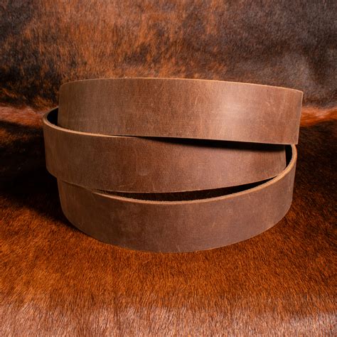 Amber Gold Belt Blanks - Maverick Leather Company