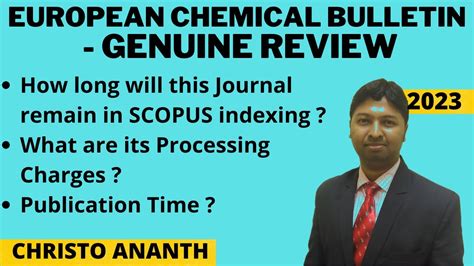 Christo Ananth European Chemical Bulletin Deuton X Ltd