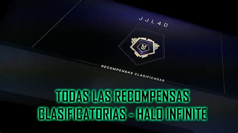 Todas Las Recompensas Del Competitivo De Halo Infinite YouTube