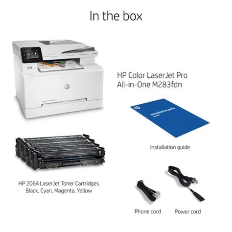 Hp Color Laserjet Pro Mfp M283fdw Printer Planaa