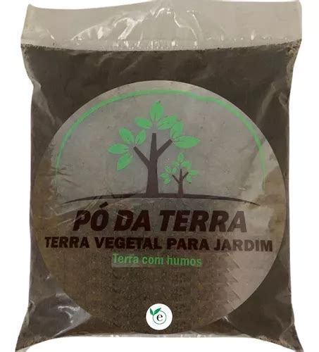 Terra Vegetal Adubada 5kg Composto Orgânico MercadoLivre