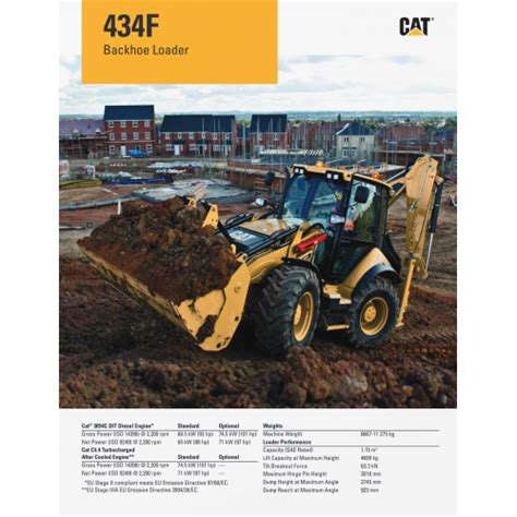 Caterpillar 434F Backhoe Loaders