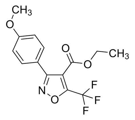 Ethyl 5 Trifluoromethyl 3 4 Methoxyphenyl Isoxazole 4 Carboxylate