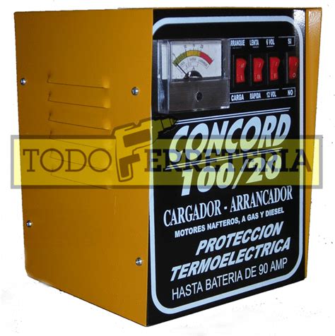 Todoferreteria Cargador Arrancador Aleba Concord 100 20