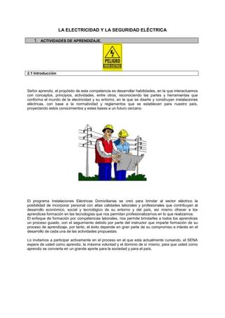 Tipologia De Electricidad Pdf