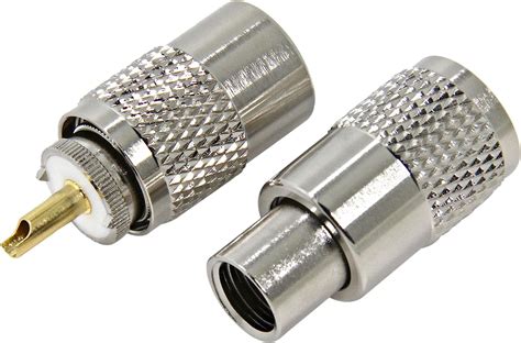 Pl Pack Pl Uhf Male Solder Coax Connectors Plug With Reducer