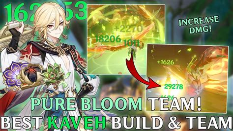 Pure Bloom Kaveh Best Kaveh Build Team Genshin Impact Indonesia