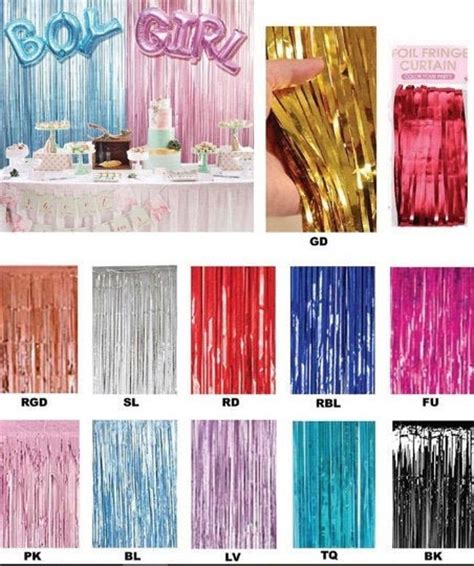 Metallic Tinsel Curtain Foil Tinsel Backdrop Foil Wedding Etsy