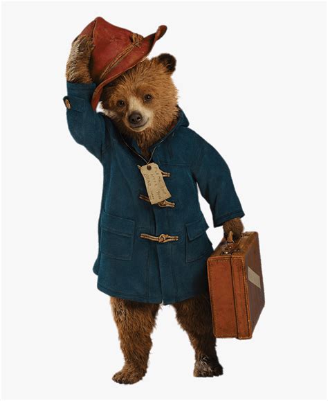 Paddington Bear Greeting - Paddington Bear From Movie, HD Png Download ...