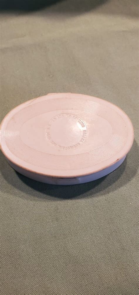 Vintage HELENA RUBINSTEIN SILK FASHION PINK TULIPS MAKE UP COMPACT