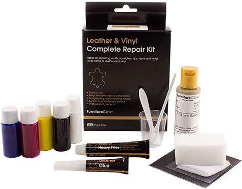 Furniture Clinic Leather Vinyl Complete Repair Kit Leather Repair