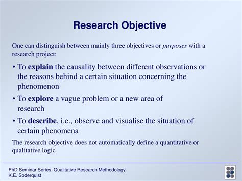 PPT PhD Seminar Series Qualitative Research Methodology PowerPoint