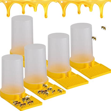 5 Pack Bee Feeder Bee Feeders For Outside Beehive Beekeeping Water