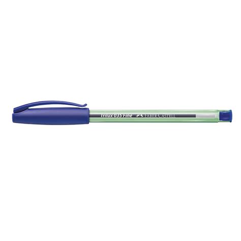 Caneta Esferogr Fica Mm Trilux Azul Faber Castell Cx Un Loja