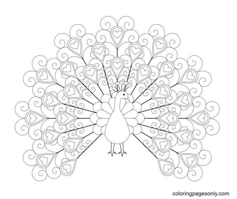 50 Peacock Coloring Pages