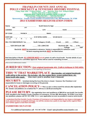 Fillable Online FRANKLIN COUNTY 31ST ANNUAL Fax Email Print PdfFiller