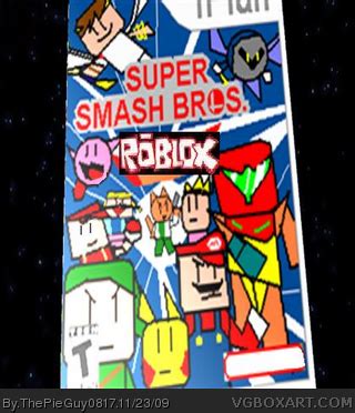 Super Smash Bros. ROBLOX Wii Box Art Cover by ThePieGuy0817