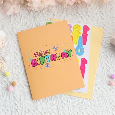 Carte De V Ux D Anniversaire En D Cartes D Anniversaire En Trois