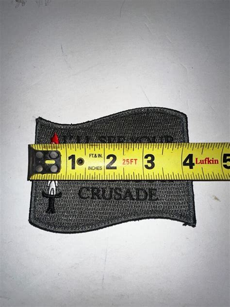 I Ll See Your Jihad Raise A Crusade D Tactical Embroidered Patch Ebay