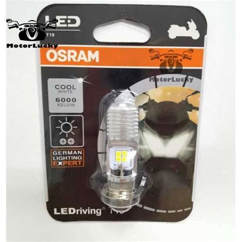 New Osram Led Headlight Bulb T Original Super White Xrm Raider Mio