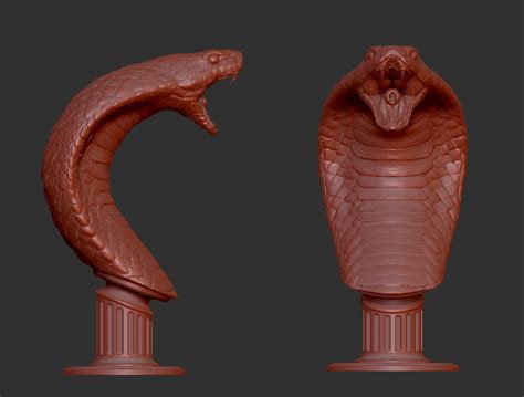 Cobra L Snake L Animal 3d Model 3d Stl File Printable Model Etsy