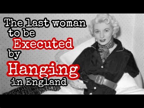 The Last Woman To Be Executed By Hanging In England Ruth Ellis The