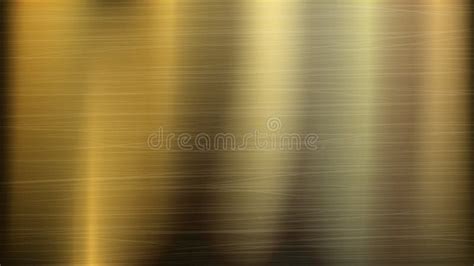 Gold Or Bronze Metal Abstract Technology Background Polished Brushed