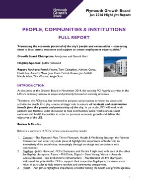 Fillable Online PEOPLE COMMUNITIES INSTITUTIONS Fax Email Print