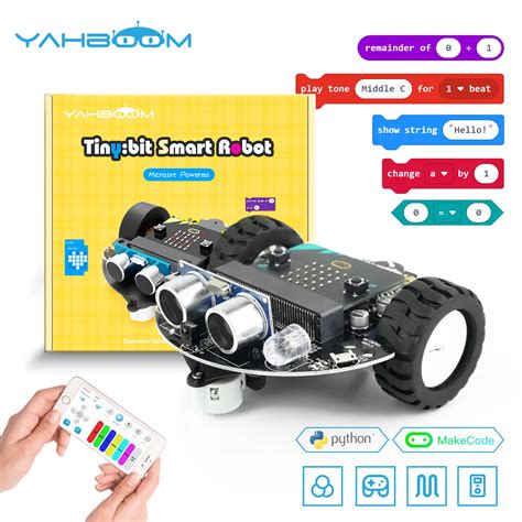 Yahboom Robot Programmable Robotic Kit Based On Bbc Microbit V And V