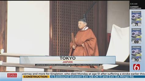 Japanese Emperor Akihito, 85, Starts Abdication Rituals