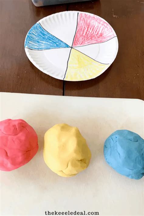 Play-Doh Color Wheel Project for Kids - The Keele Deal