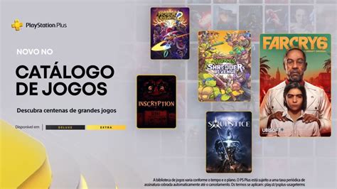 PS Plus Extra E Deluxe Novembro 2023 Veja Os Jogos Que Chegam Ao