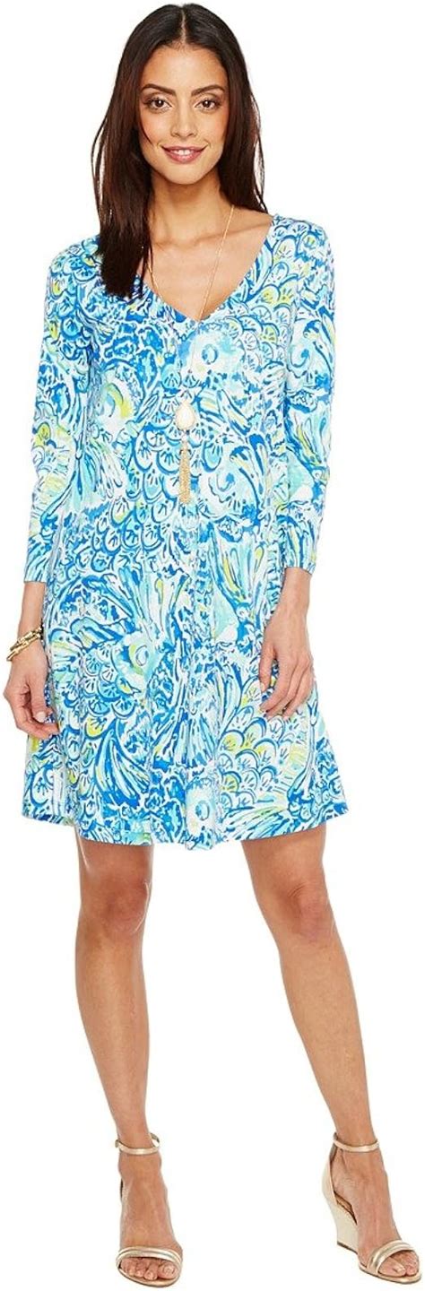 Lilly Pulitzer Women S Erin Dress Blue Crush After Party M At Amazon Women’s Clothing Store