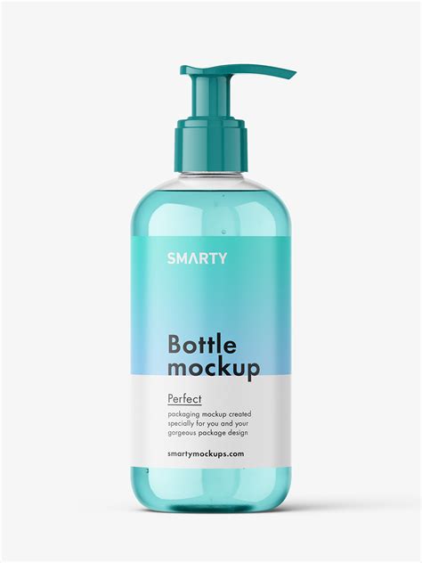 Clear Pump Bottle Mockup Smarty Mockups