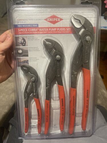 Knipex 002006us2 Multi Purpose Pliers Wrench Set 3 Pliers Ebay