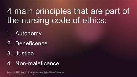 American Nurses Association Code Of Ethics Ppt