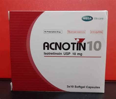 Acnotin 10mg (Isotretinoin) For severe acne, Beauty & Personal Care, Face, Face Care on Carousell